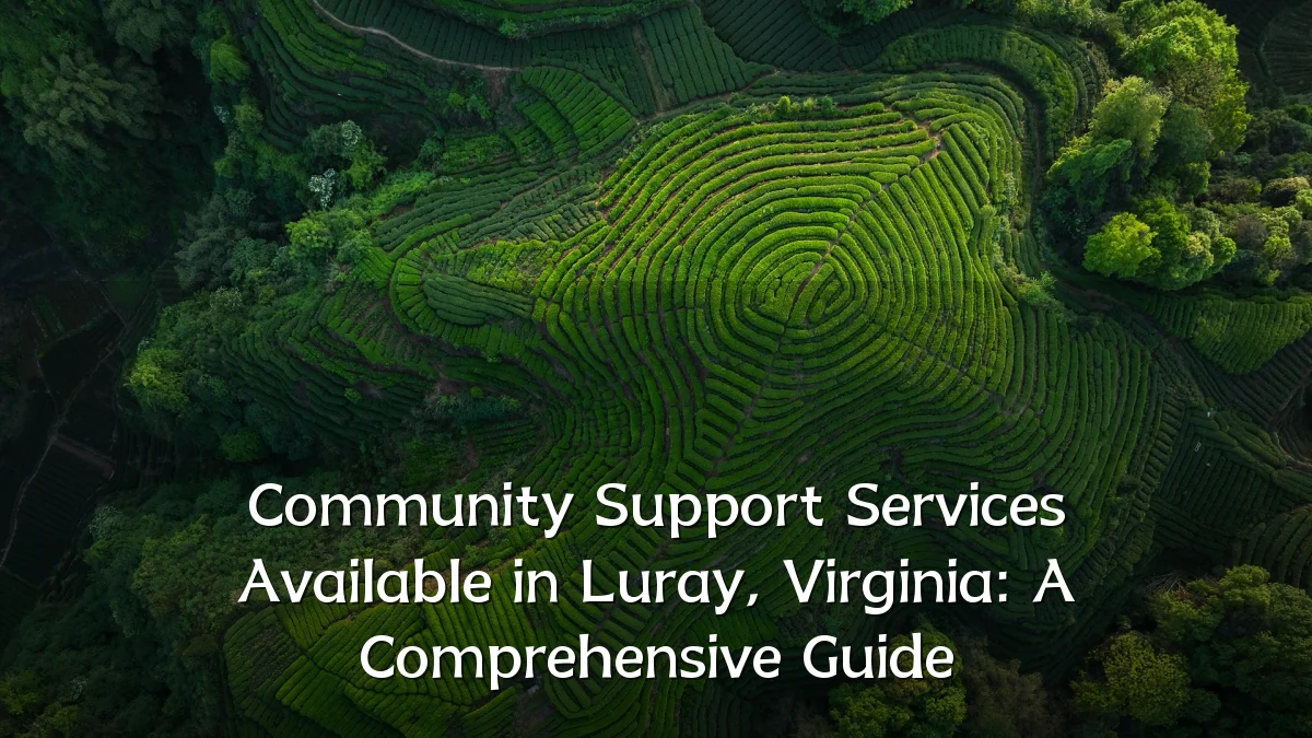 Community Support Services Available in Luray, Virginia: A Comprehensive Guide