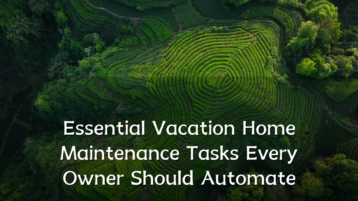 Essential Vacation Home Maintenance Tasks Every Owner Should Automate