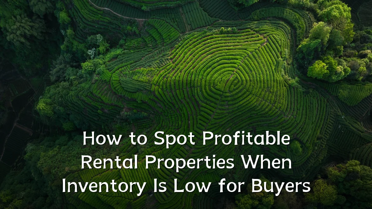 How to Spot Profitable Rental Properties When Inventory Is Low for Buyers