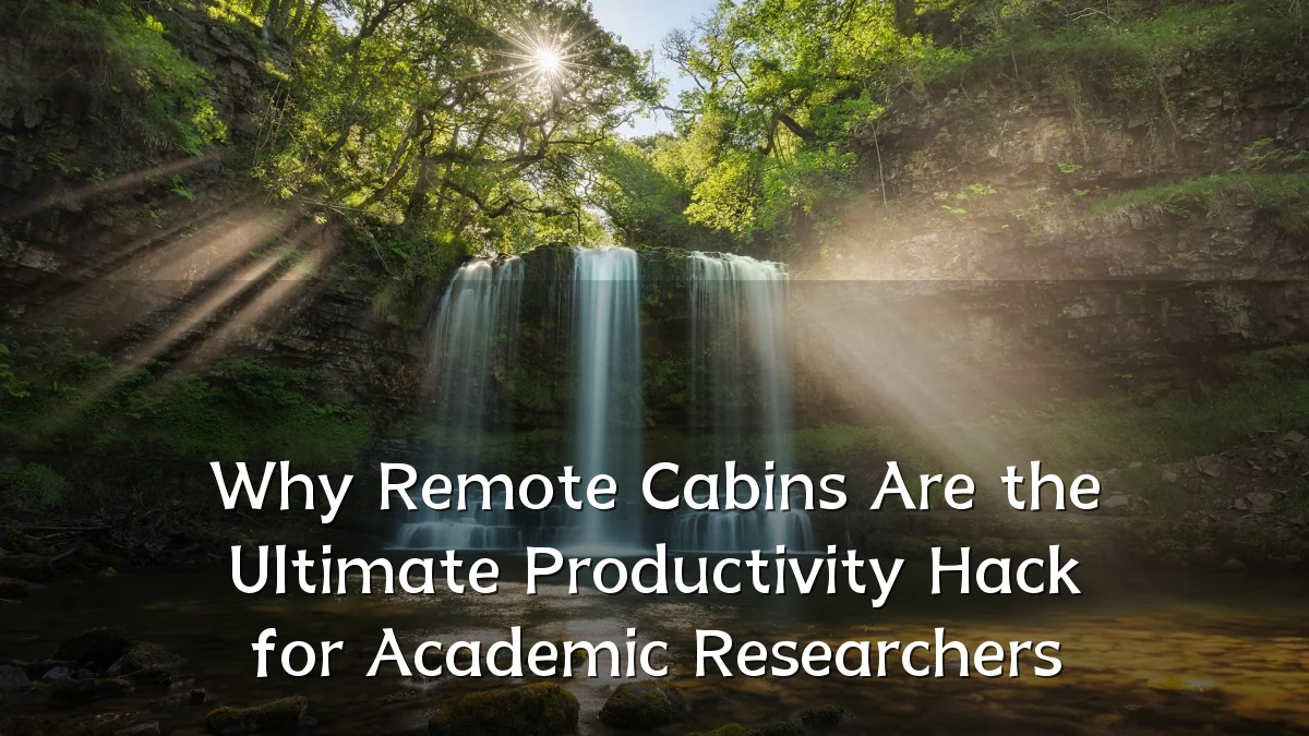 Why Remote Cabins Are the Ultimate Productivity Hack for Academic Researchers