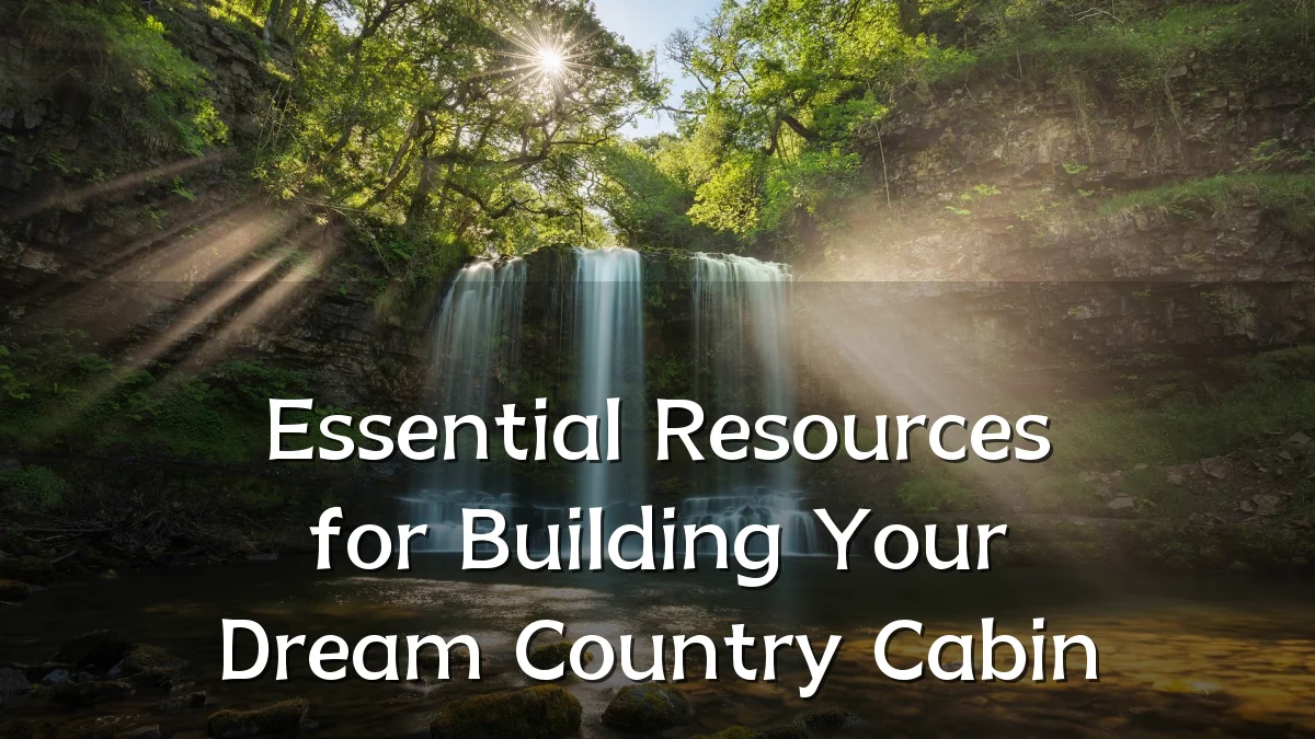 Essential Resources for Building Your Dream Country Cabin