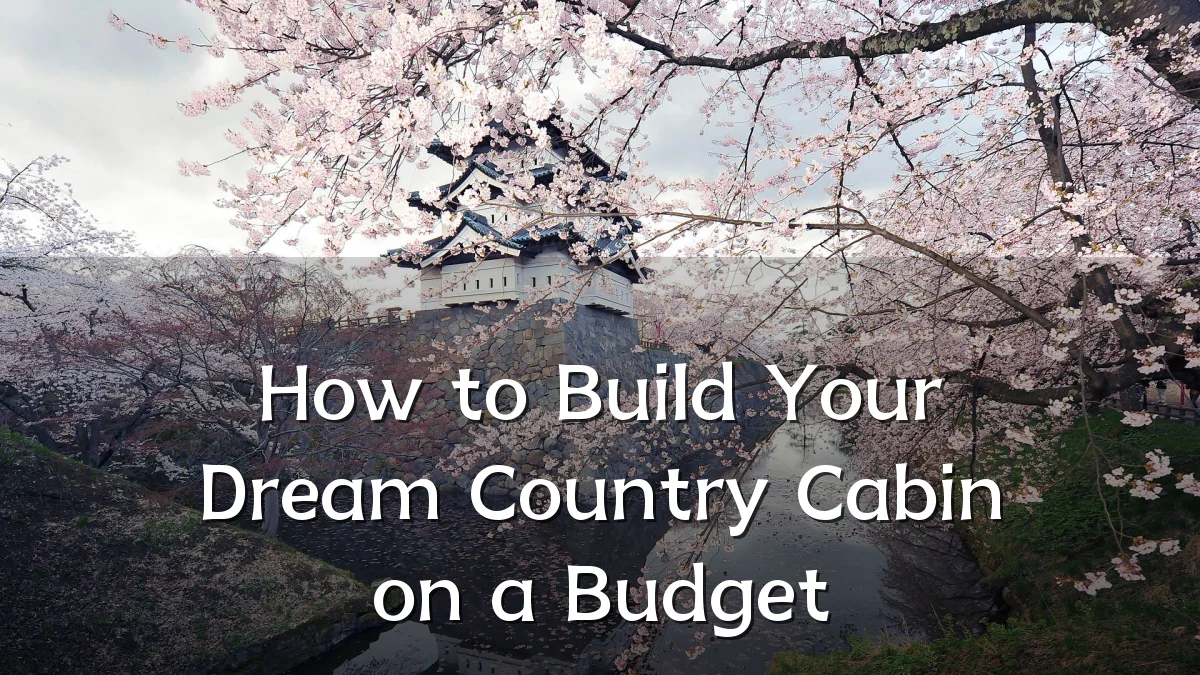 How to Build Your Dream Country Cabin on a Budget