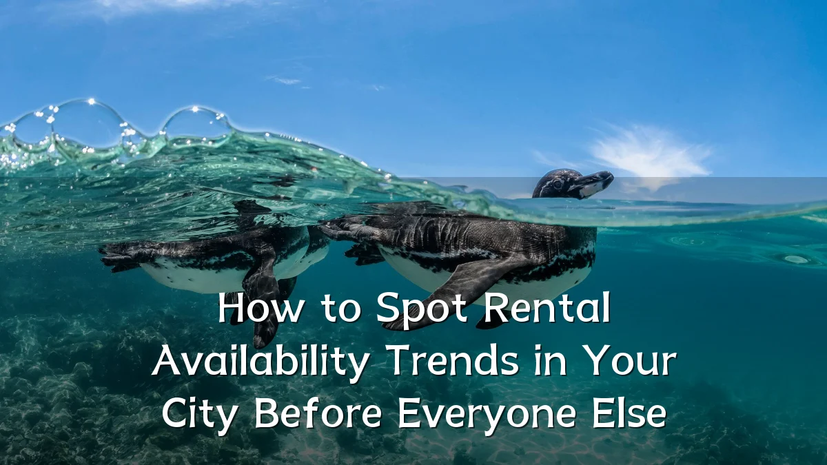 How to Spot Rental Availability Trends in Your City Before Everyone Else